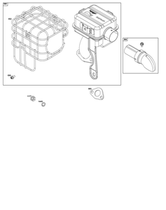 Part Location Diagram of 84005147 Briggs and Stratton Muffler